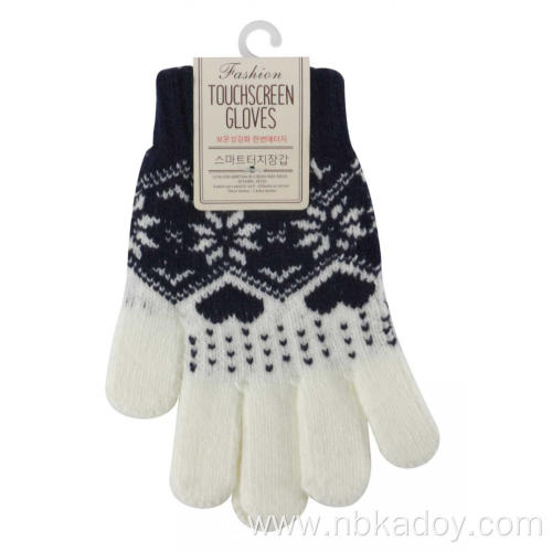 CHRISTMAS STYLE ACRYLIC GLOVES